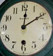 Waterbury Miniature School House Drop Clock