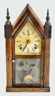 J.C. Brown Sharp Gothic Shelf Clock