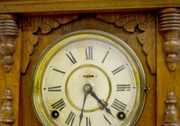 Walnut Ingraham “Tablet” Cabinet Clock