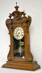 EN Welch Walnut Parlor Clock