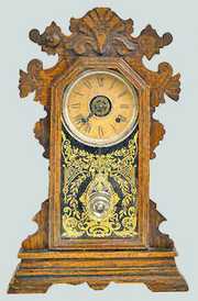 Ansonia “Dayton” Oak Kitchen Clock