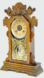 Ansonia “Dayton” Oak Kitchen Clock