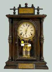 Ansonia Walnut “Louis XIV” Shelf Clock