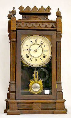 Gilbert “Dacca” 8 Day T & S Shelf Clock