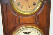 Ithaca No. 8 Walnut Library Shelf Clock