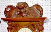 German Berliner Wall Clock, Art Nouveau