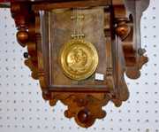 German Berliner Wall Clock, Art Nouveau