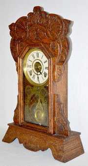 Ansonia Oak “Camden Line” Kitchen Clock