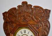 Ansonia Oak “Camden Line” Kitchen Clock