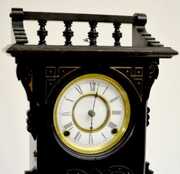 Kroeber Ebony “Portsmouth” Shelf Clock w/Shelf