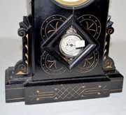 Kroeber Ebony “Portsmouth” Shelf Clock w/Shelf