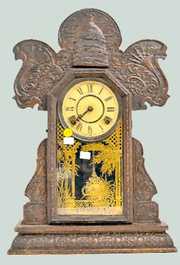 Oak Ingraham “Capitol” Kitchen Clock