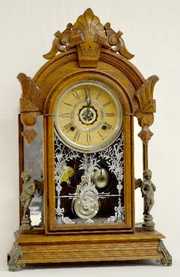 Ansonia Walnut “Windsor” Parlor Clock