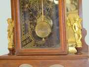 Kroeber Walnut “Headlight” Parlor Clock