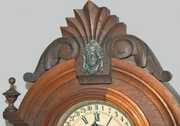 Ansonia Walnut “Triumph” Calendar Clock