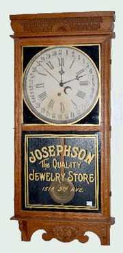 Ingraham “Western Union” Adv. Store Clock