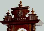 Carved Lady Head RA Wall Clock