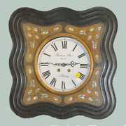 French M.O.P Picture Frame Clock, 1861