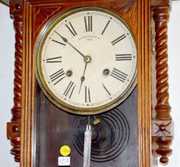 Cherry Waterbury “Elgin” Wall Clock