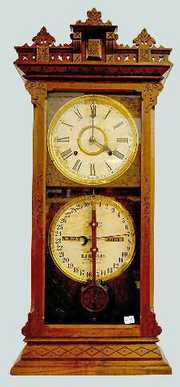 Ithaca “No. 6 1/2 Belgrade” Calendar Clock