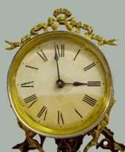 Ansonia “Fisher & Falconer” Swinging Clock