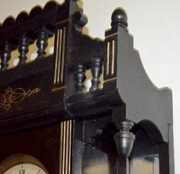 Ansonia Ebony “Reflector” Wall Clock