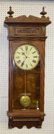Waterbury Regulator “No. 54” 2 Weight Clock