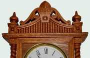 Waterbury Oak “Elgin” Wall Regulator Clock