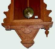 Waterbury Oak “Elgin” Wall Regulator Clock