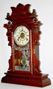 Waterbury “Hudson” Kitchen Clock, Walnut