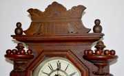 Waterbury “Hudson” Kitchen Clock, Walnut