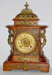 Ansonia Oak “Cabinet E” Shelf Clock