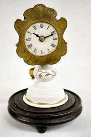 Novelty Candlestick Dome Clock