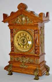 Ansonia Oak “Cabinet C” Shelf Clock