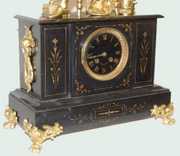 L. P. Japy & Cie 1878 Slate Mantel Clock