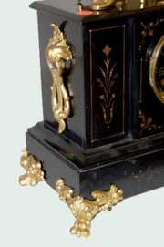 L. P. Japy & Cie 1878 Slate Mantel Clock