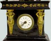 French Bell Ringer Statue Alarm Clock