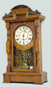Seth Thomas Walnut “Hecla” Shelf Clock