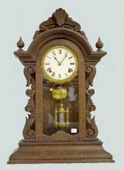 Ansonia Walnut “Fifth Avenue” Shelf Clock