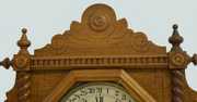 Waterbury Oak “Buffalo” Calendar Clock