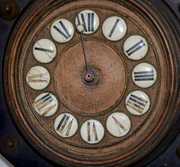 French Chain Driven Wooden Wall Clock