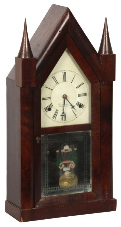 Chauncey Jerome Detached Fusee Steeple Clock