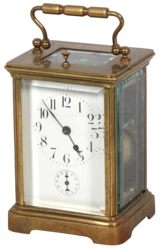 Brass Alarm & Hour Repeater Carriage Clock