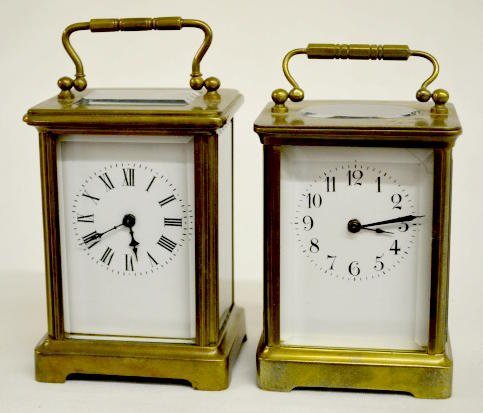 2 Antique French Carriage Clocks