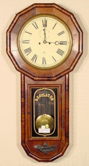 Waterbury # 2 Regulator Octagon Long Drop Clock