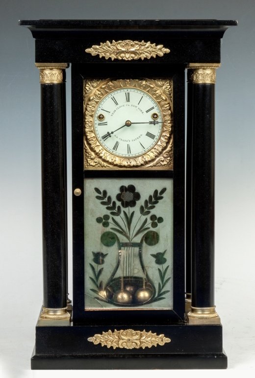 A.D. Cranes Patent Year Shelf Clock