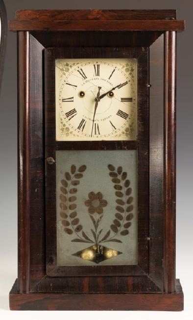 J.R. Mills and Co. Shelf Clock; A.D. Crane’s  Patent