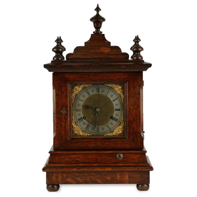 New Haven “No. 4” Bracket Clock w/ Willcock Patent