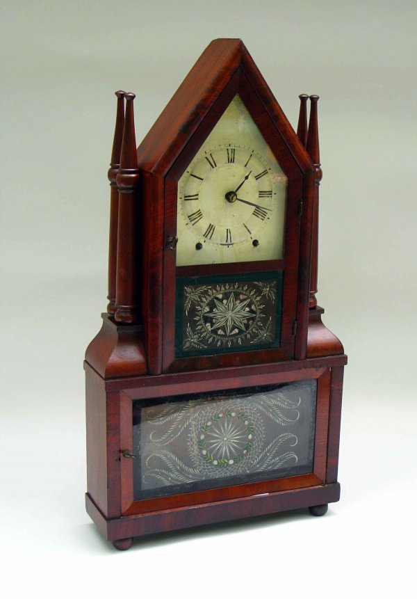 Candlestick steeple clock