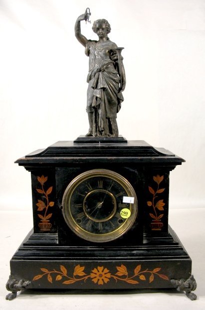 Kroeber Noiseless Rotary No.8 Mantle Clock